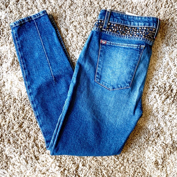 Alice & Olivia Good Radar Love Studded Skinny Jean - Picture 3 of 8